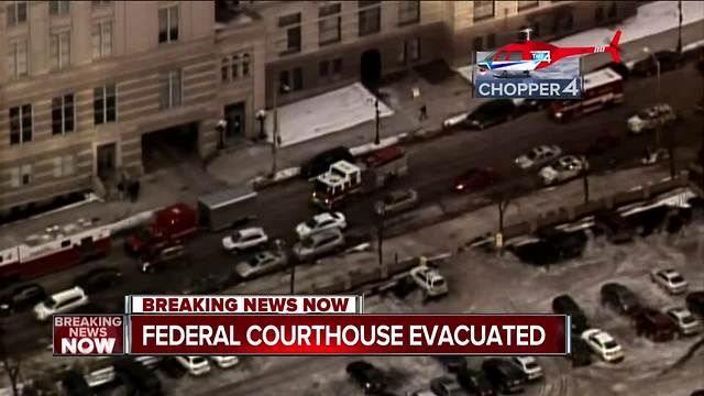 Fire Department gives all clear at Federal Courthouse after suspicious package found