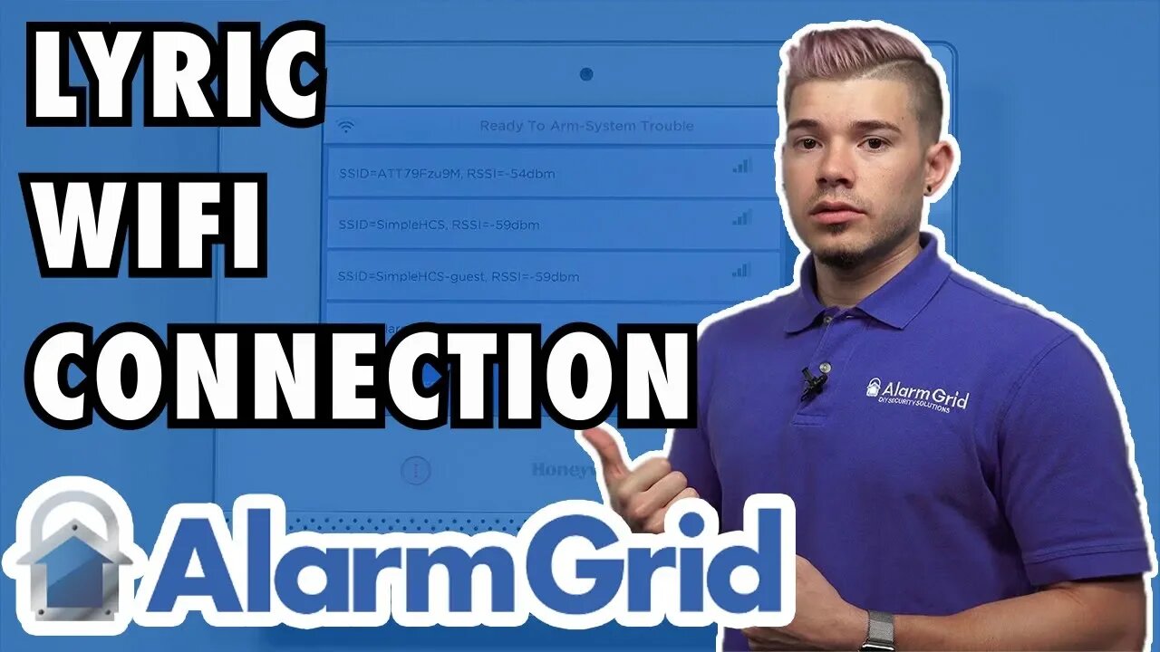 Connecting a Lyric Alarm to the Local WiFi