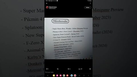 Google nintendo direct leak