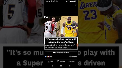 DID KCP TAKE A SHOT AT LEBRON ?