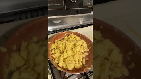 Eggs are nice in fluffy.