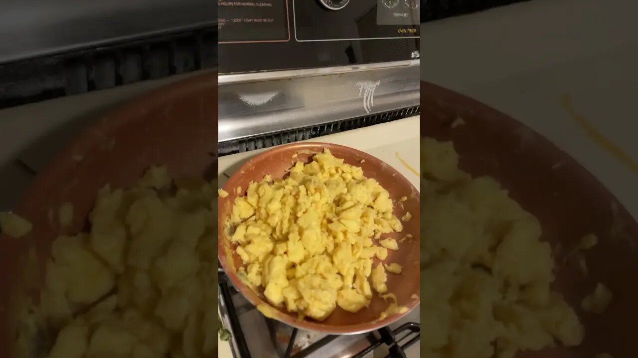 Eggs are nice in fluffy.