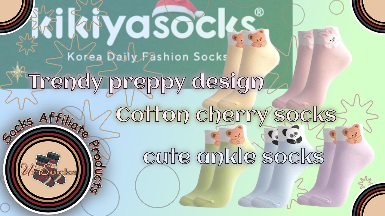 ❤️ kikiya Women Ankle Socks| Cute Red Heart, Smiley & Cherry Prints| Fun Cotton Socks! 🍒