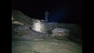 Night vlog at Wittery cross. Brat Tor. Dartmoor
