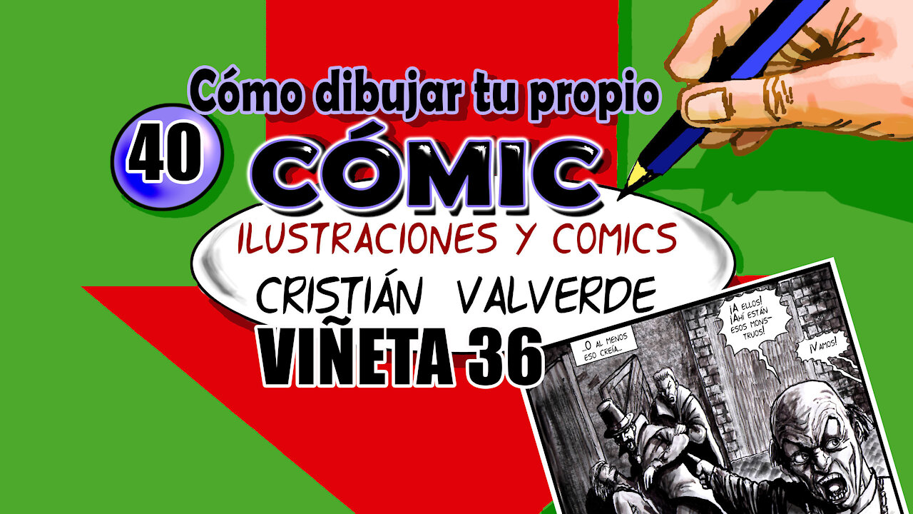 Como dibujar tu propio comic: Viñeta 36