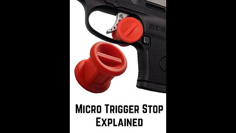 Garrison Grip Patented Adjustable Micro Trigger Stops Fits a variety of guns. Be Safe Not Sorry.