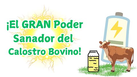 ¡El GRAN Poder Sanador del Calostro Bovino! 🐄⚡️🙌🌟