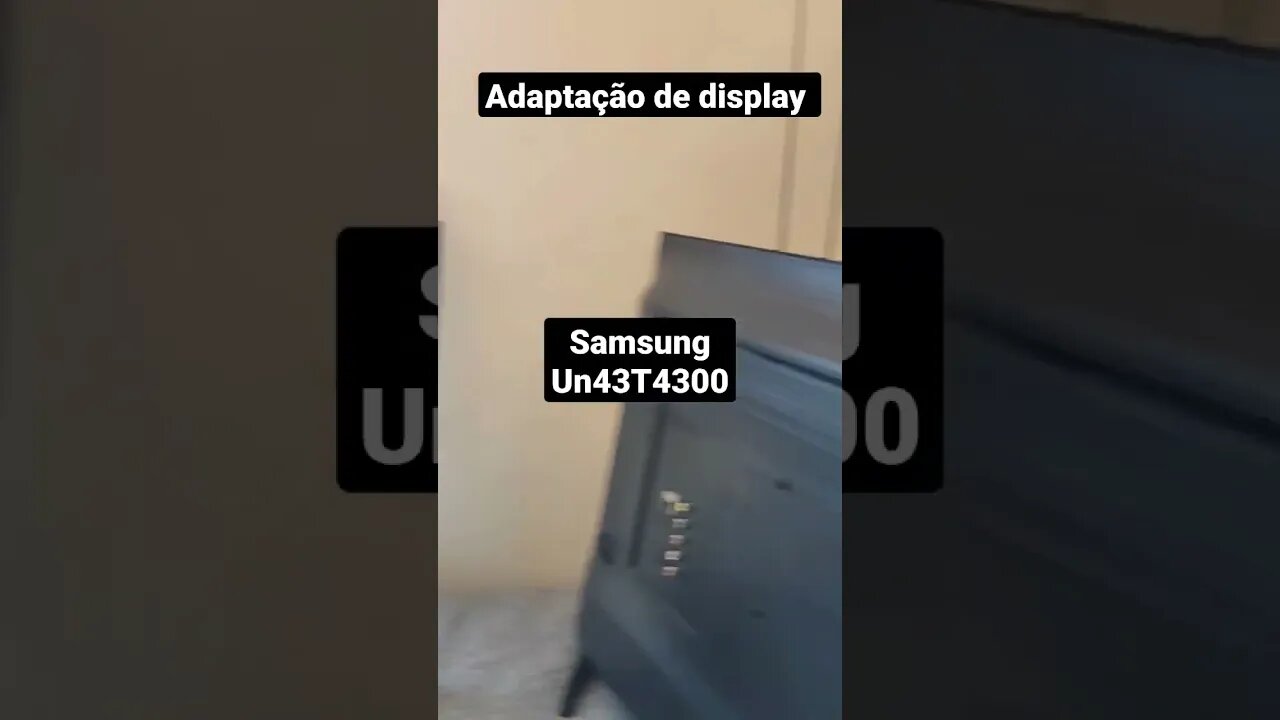 adaptação de display Sony em Samsung