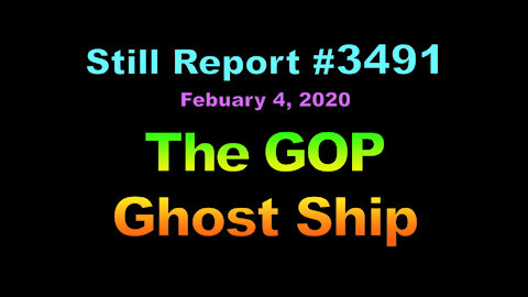 The GOP Ghost Ship, 3491
