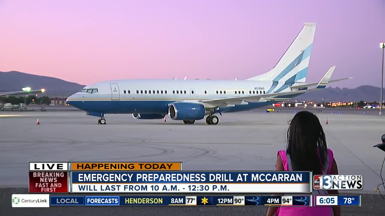 Mock disaster drill today at airport