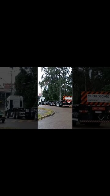 Caminhão 30 metros VW Gol verde