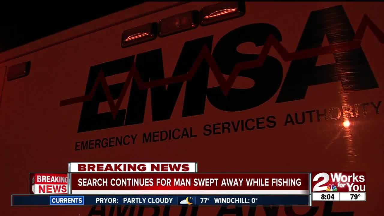 Man swept away while fishing at Arkansas River