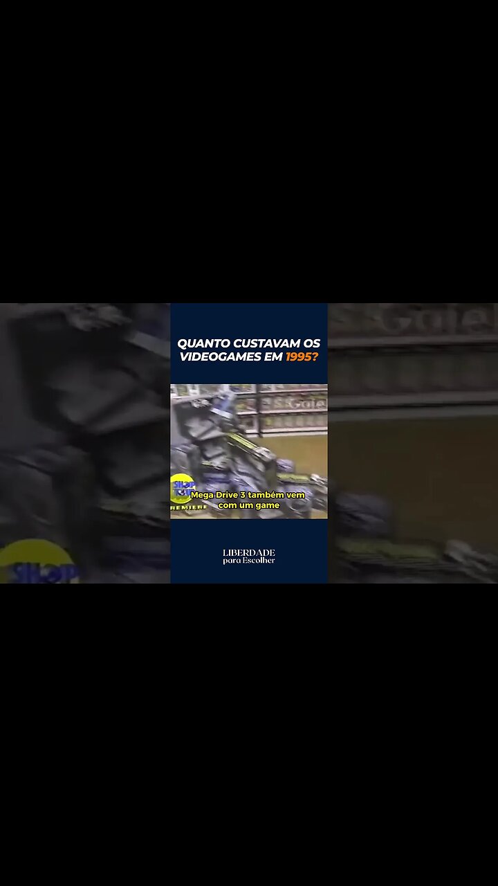 Videogame em 1995, quando o salário mínimo era de R$ 100 | #videogames #brasil