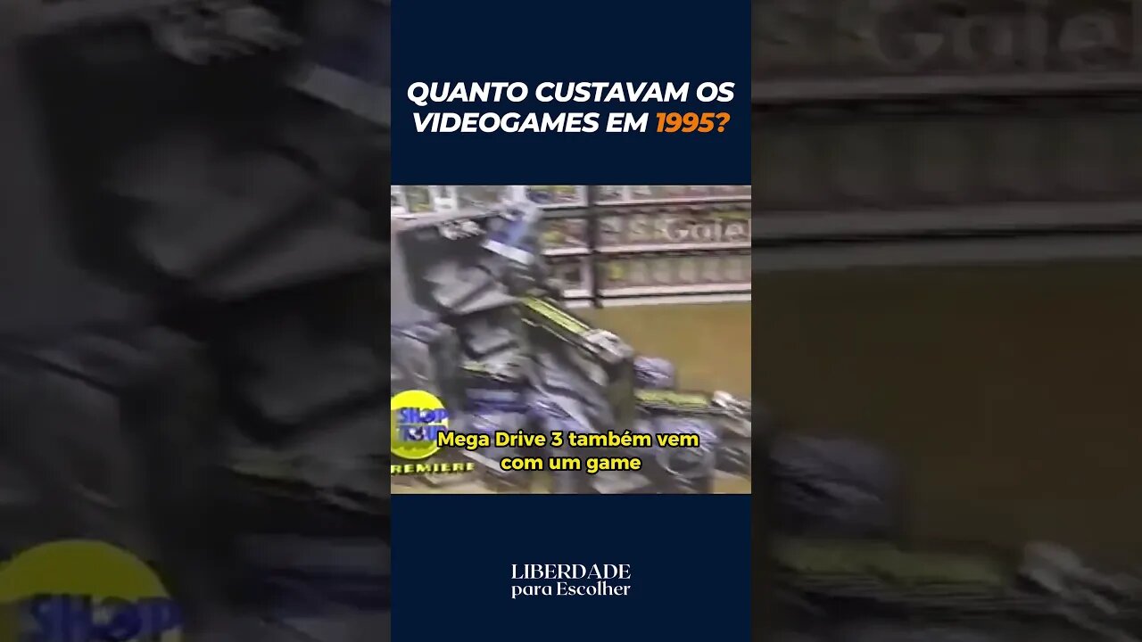 Videogame em 1995, quando o salário mínimo era de R$ 100 | #videogames #brasil