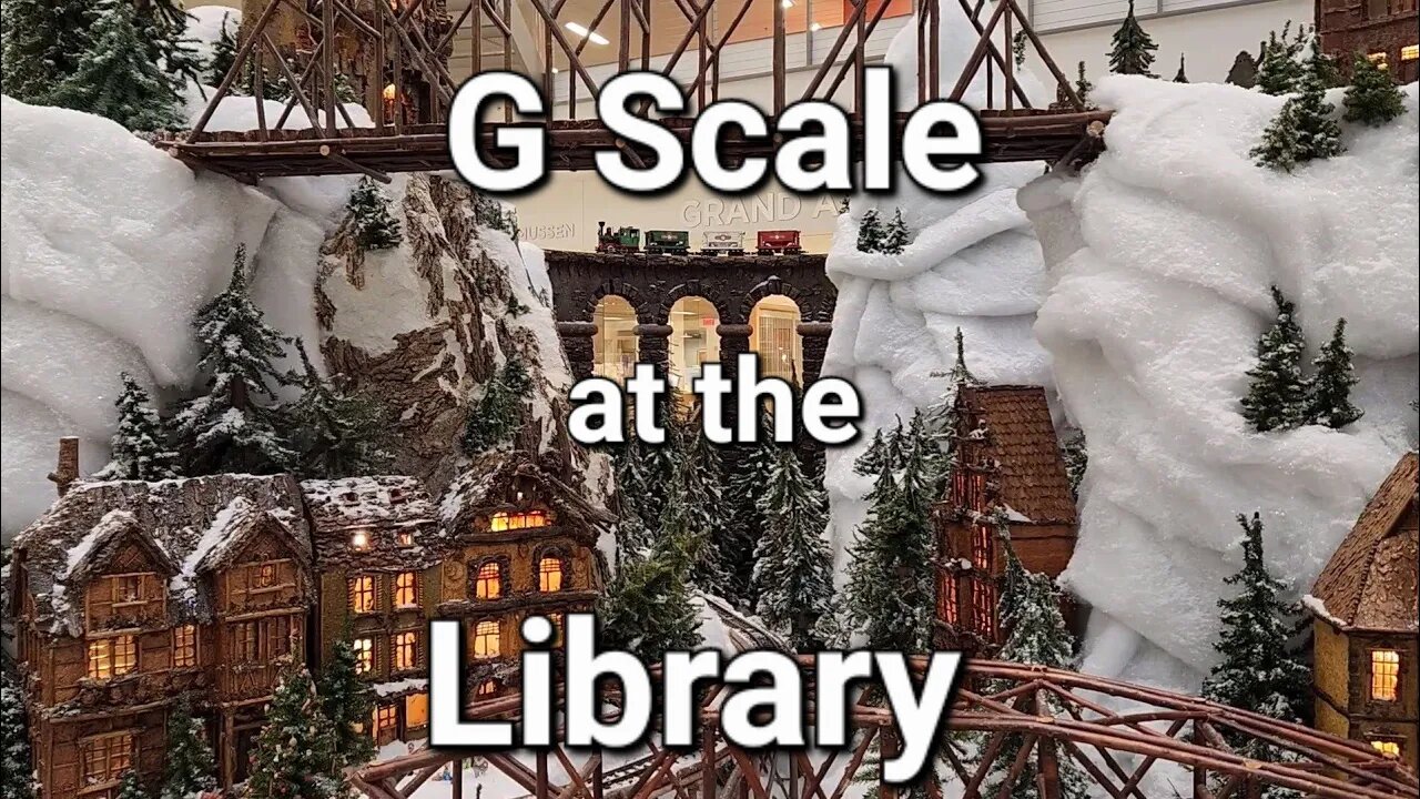 G Scale at the Columbus library