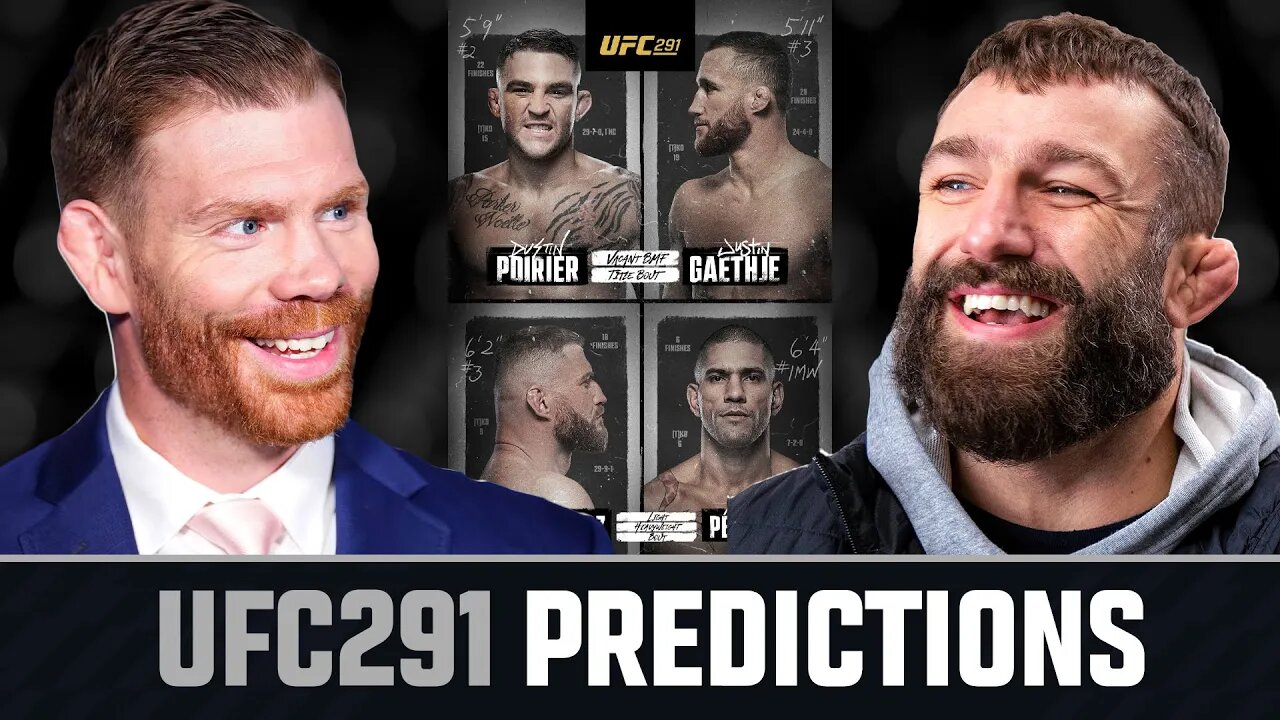 UFC 291 PREDICTIONS!!! | Round-Up w/ Paul Felder & Michael Chiesa 👊