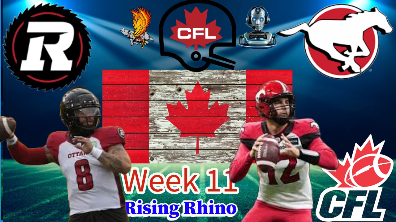 Ottawa Redblacks Vs Calgary Stampeders CFL Week 11 Watch Party and Play by Play