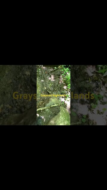 Exploring waterfalls #hiking along the Cabin Creek trail at Grayson a highlands