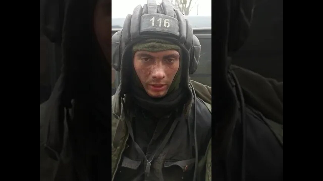 Ukraine War - Captured Russian Tank Crew. So young.