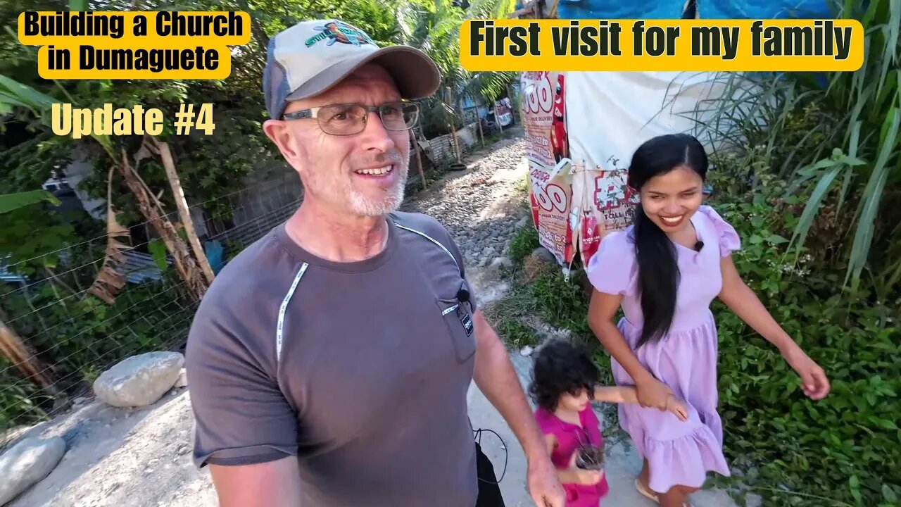 My Family's first visit to the new church in Dumaguete.