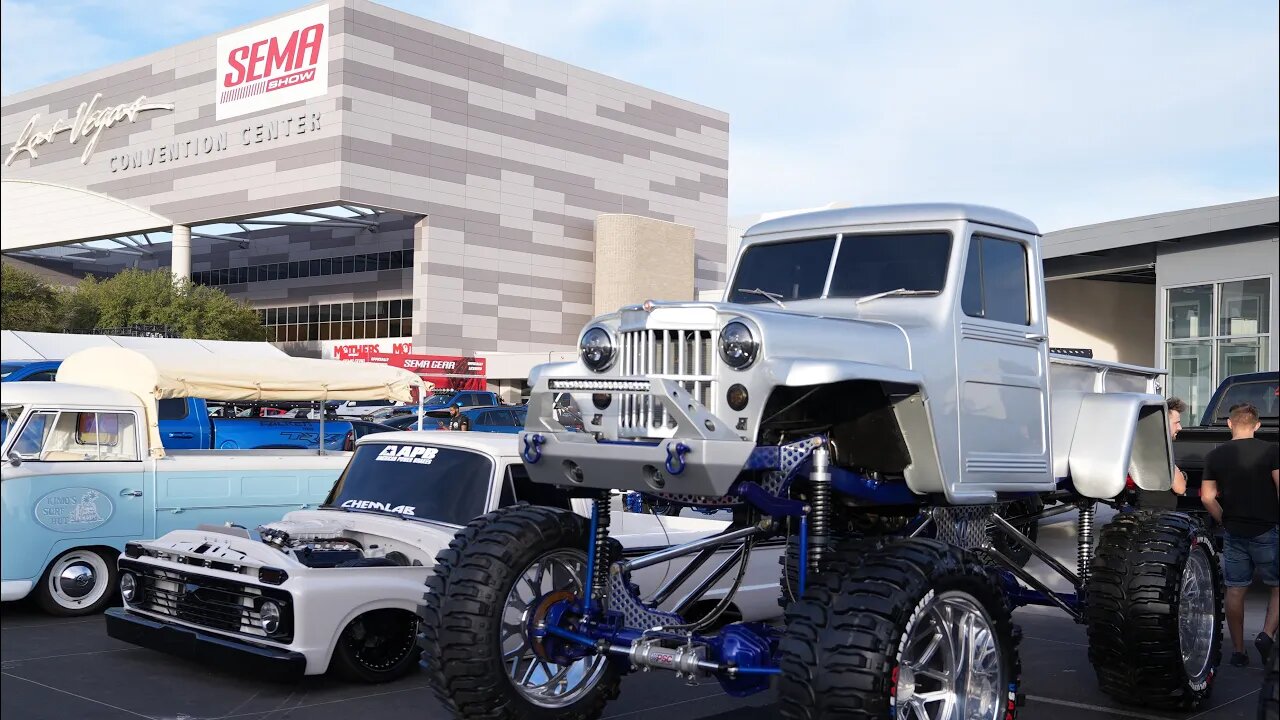 Walking Outside at SEMA 2021