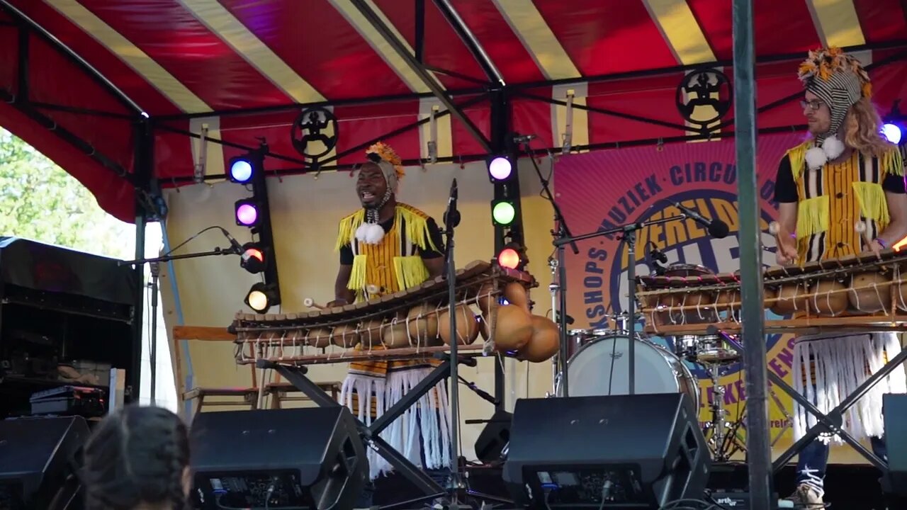 Balafon Duo, traditionele muziek van Burkina Faso Youssouf Keita & Emilio Saura Jiménez