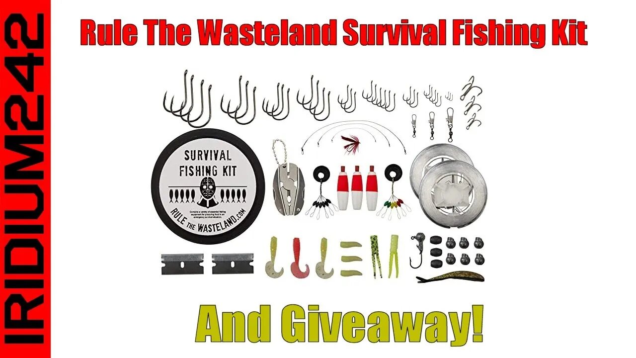 Youtuber "Rule The Wasteland" Survival Fishing Kit And Giveaway!