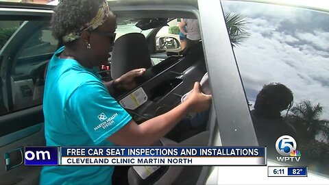 Free child car seat inspections and installations held in Martin County