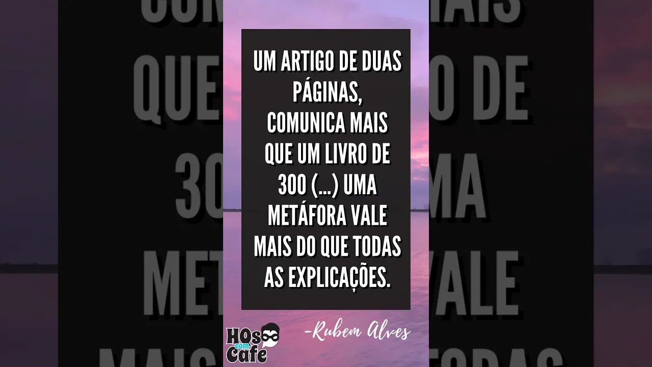 Frase do Rubem Alves 4 | #shorts