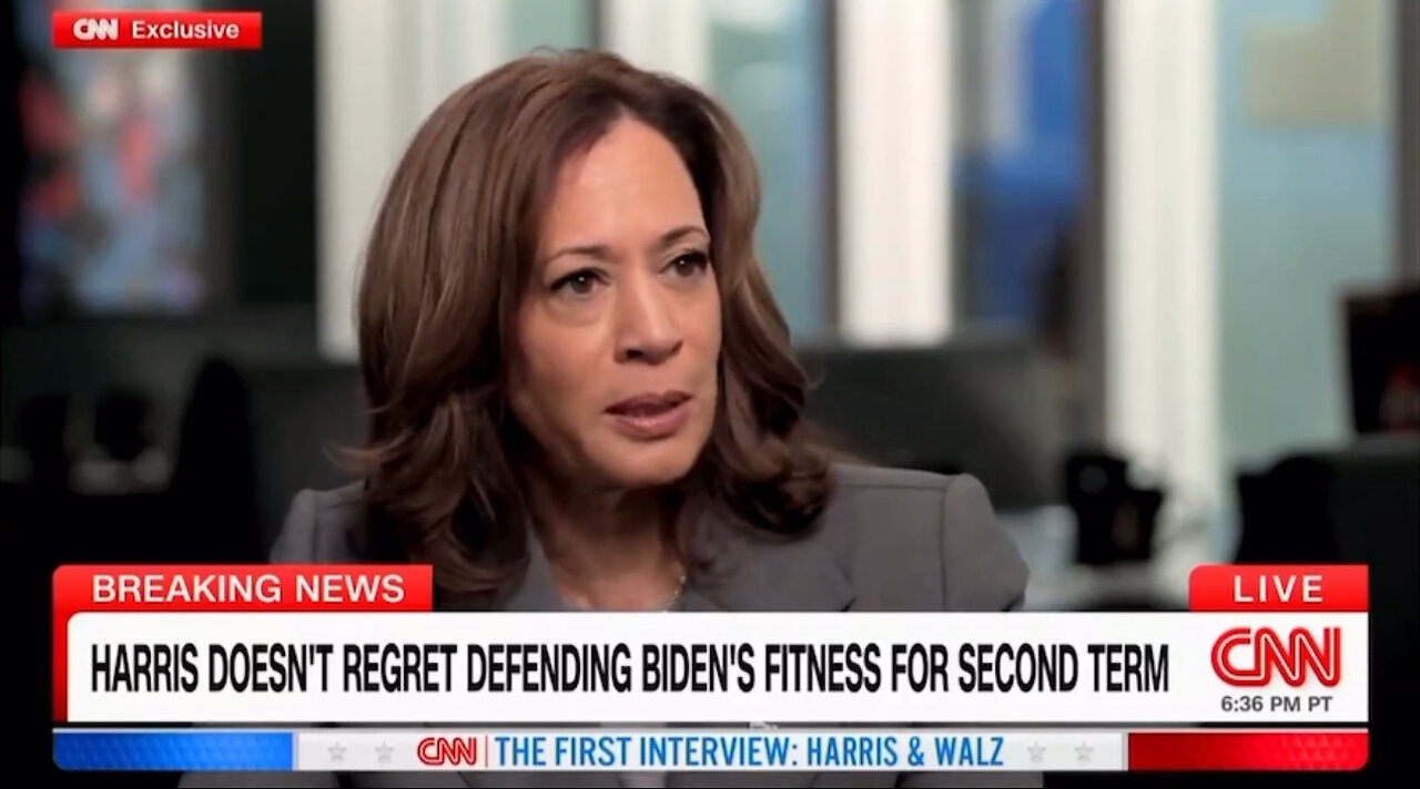 Kamala says she has NO REGRETS about covering up Joe Biden’s health