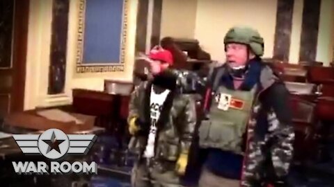 Shocking NEW Footage From Inside The Capitol Building On January 6th Revealed -