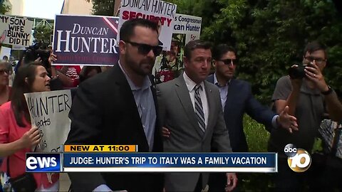 Judge: Hunter's trip to Italy was a family vacation