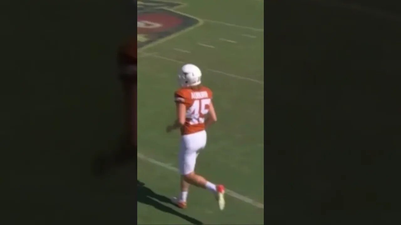 A KICKERS Dream goal #texas #oklahoma #rivals #2023