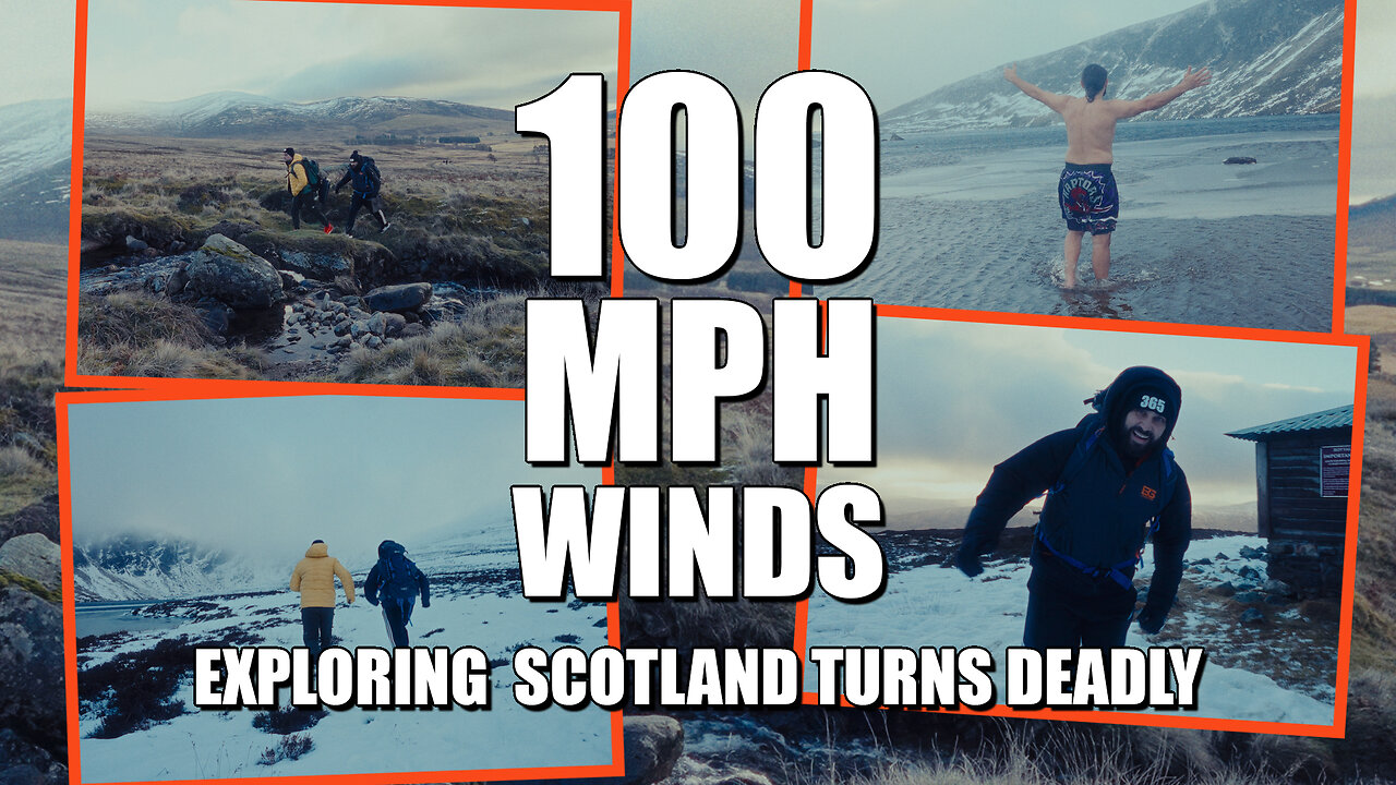 Exploring Scotland turns DEADLY in -10 Degree Weather w/ 100mph WINDS