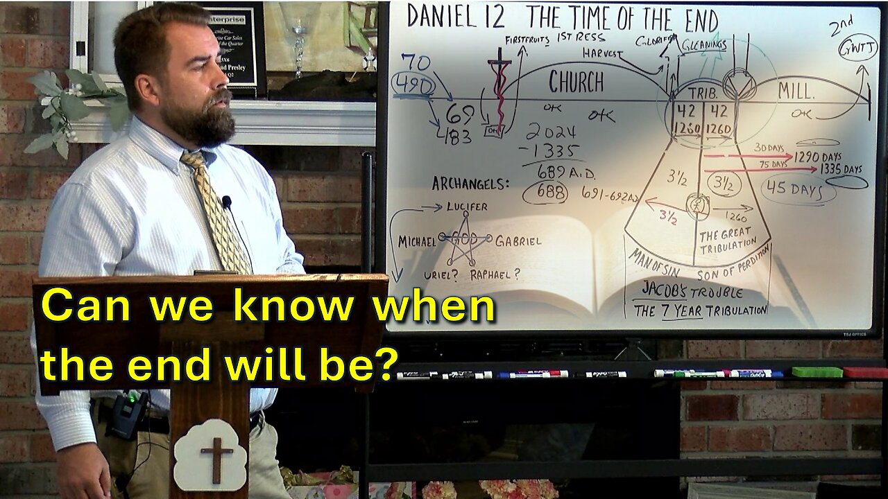 Daniel 12:1 to 13 The Time of the End Proving Pre-Trib Rapture Date of Rapture?