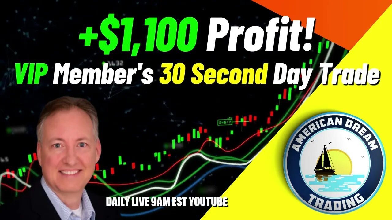 How A VIP Member Made +$1,100 Profit In Just 30 Seconds | Stock Market Success Story