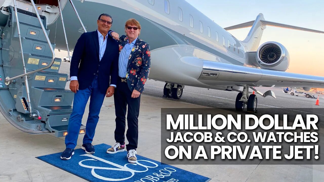 Jacob shows me watches worth MILLIONS on a private jet!