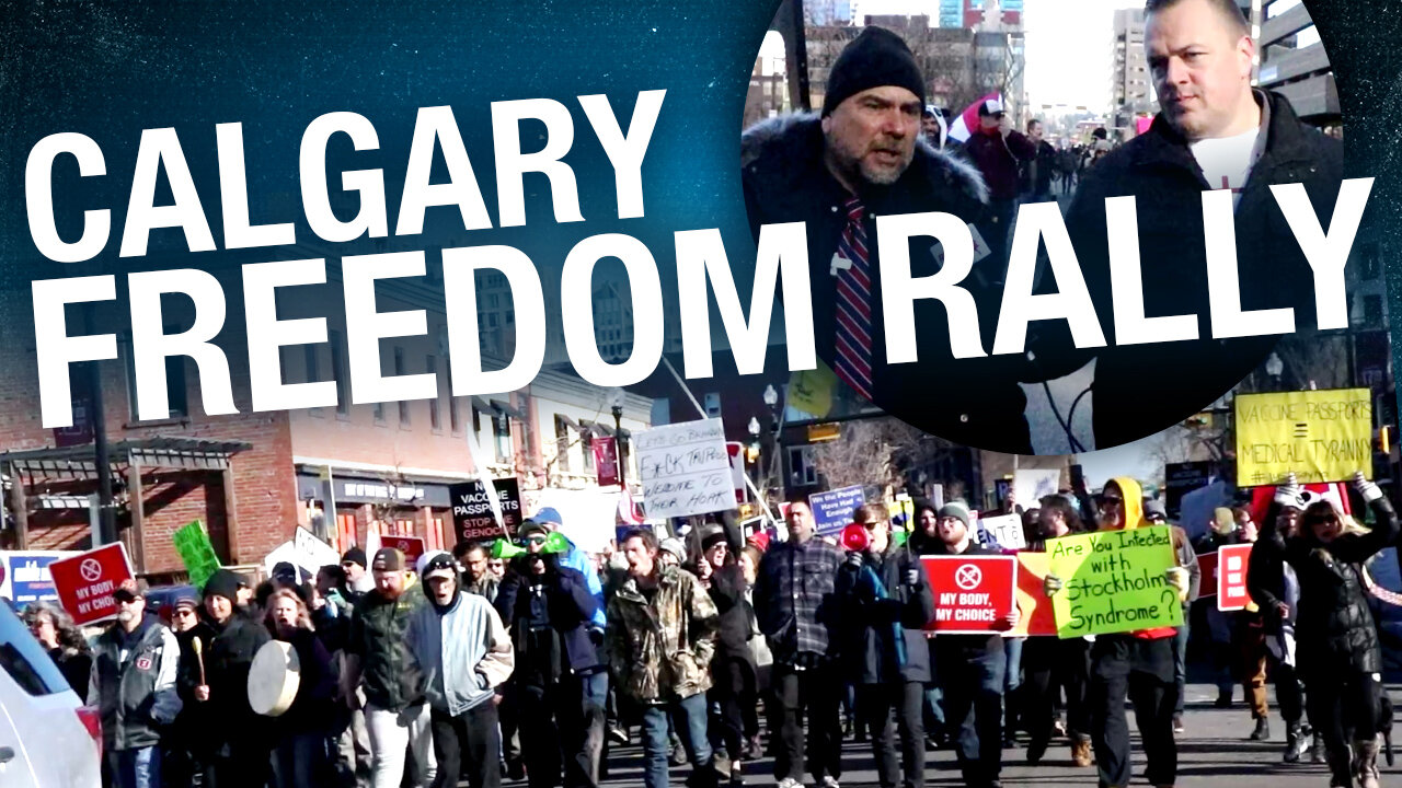 'Week after week': Freedom-loving Calgarians gather once again to protest vaccine passports