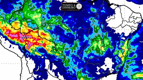 Chuvas e áreas de instabilidade em várias regiões do País