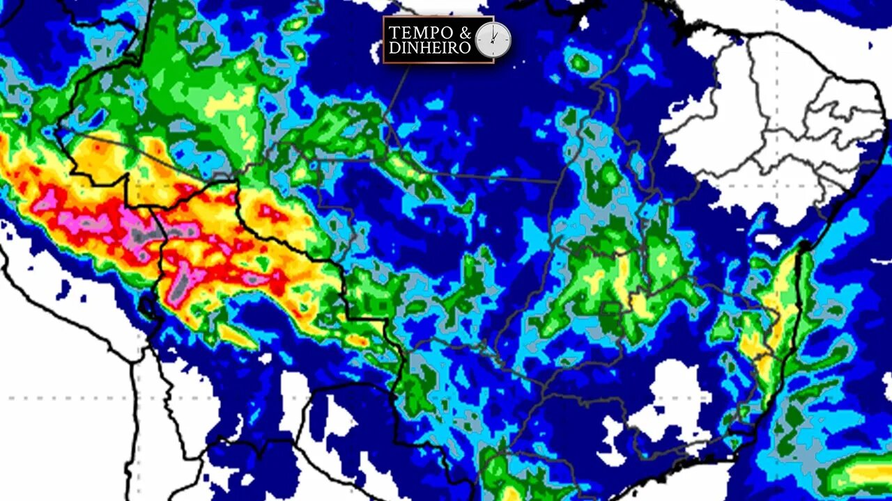 Chuvas e áreas de instabilidade em várias regiões do País
