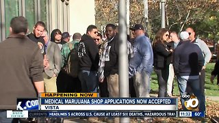 Vista now taking new medical marijuana shop applications