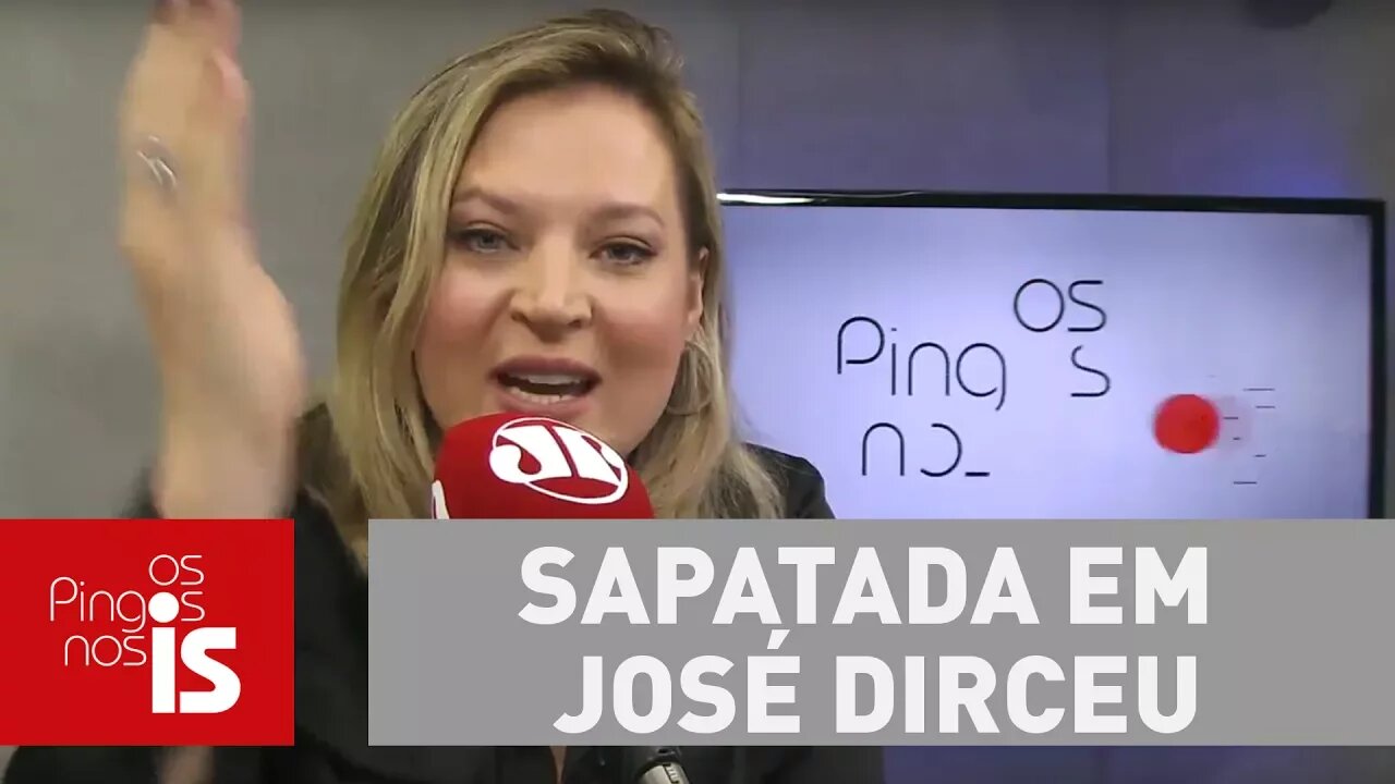 Sapatada da Joice Hasselmann vai para José Dirceu