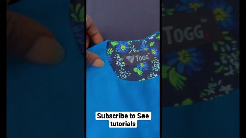 Senator neck piping tutorial #shorts #sewing #short #shortvideo