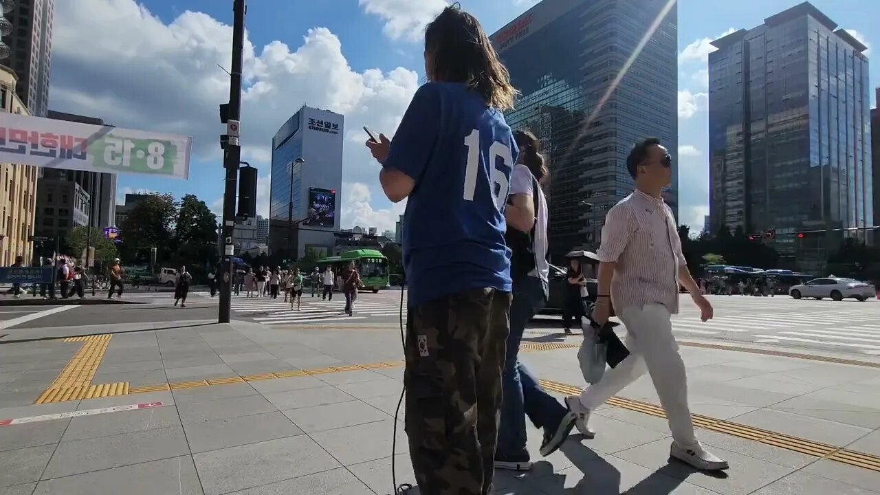 디지털화폐반대 광화문 1인시위/1-person protest against CBDC