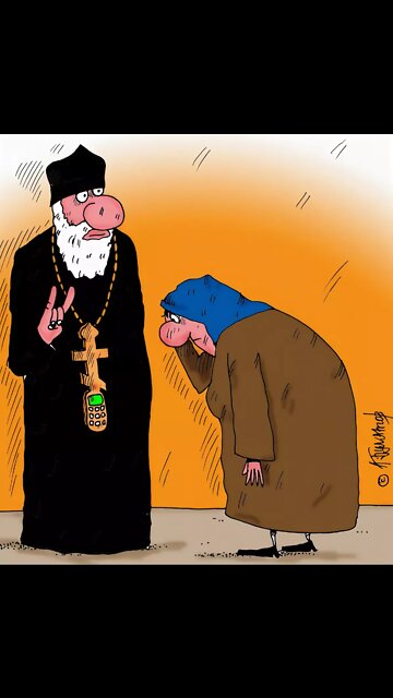 This Orthodox priest doesn't hold back on how he feels.