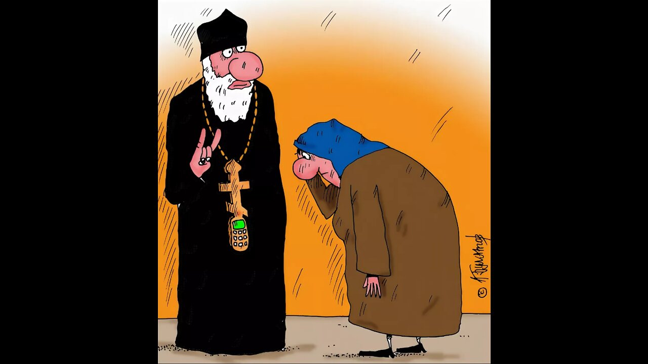 This Orthodox priest doesn't hold back on how he feels.