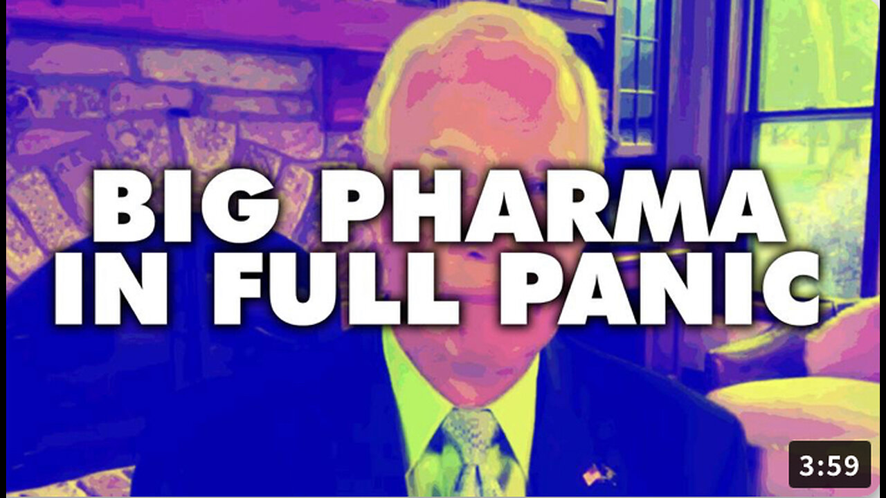 Big Pharma In Full Panic! Sen. Johnson Exposes "Elite Group" Behind Covid Hysteria