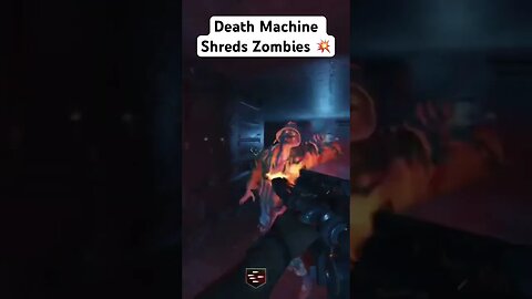 Death Machine Shreds Zombies #callofduty #gaming #firstpersonshooter #zombiesurvival