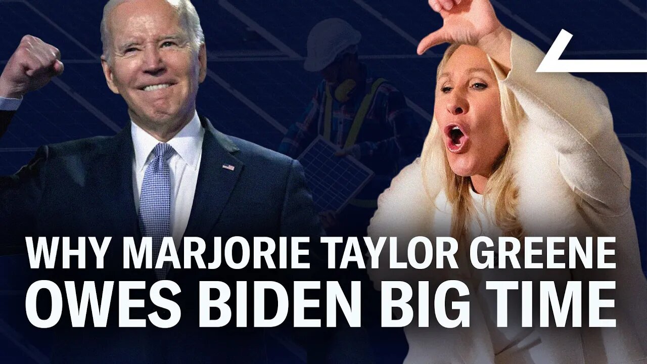 Why Marjorie Taylor Greene Owes Biden Big Time