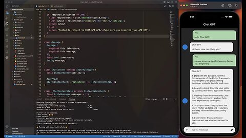 ASMR Programming - Chat GPT | Chat Application Flutter